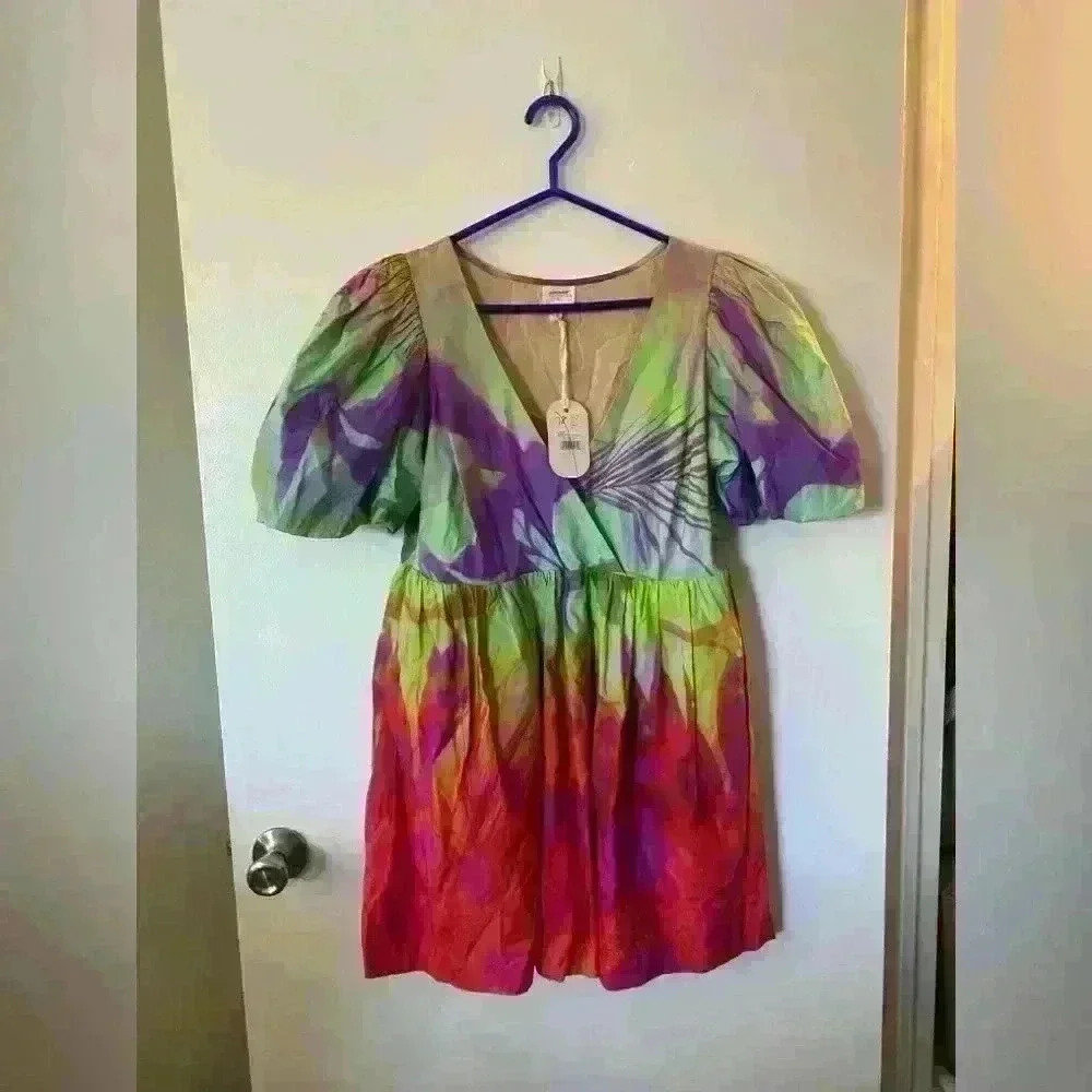 Nwt Plenty by Tracy Reese Tie dye tunic Dress size S